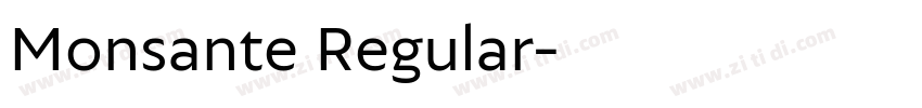 Monsante Regular字体转换